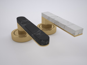 marble door handle 3Dモデル