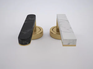 мармурова дверна ручка 3D Модель