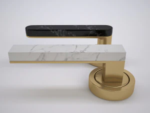 мармурова дверна ручка 3D Модель