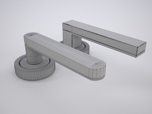 marble door handle 3Dモデル