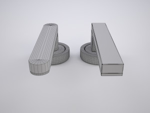 marble door handle 3Dモデル
