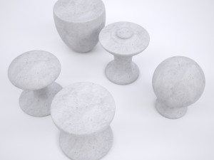drawer knob set Model 3D