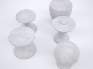 drawer knob set Model 3D