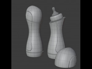 baby bottle 3D Модель