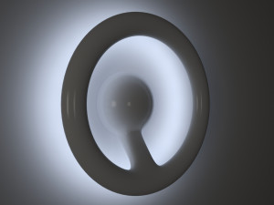 orotund wall light Modèle 3D