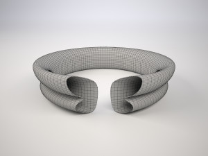 butterfly ring bracelet 3D Model