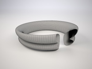 butterfly ring bracelet 3D Model