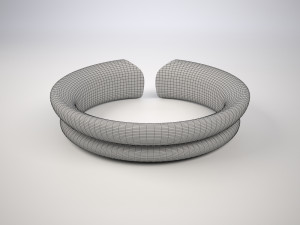 butterfly ring bracelet 3D Model