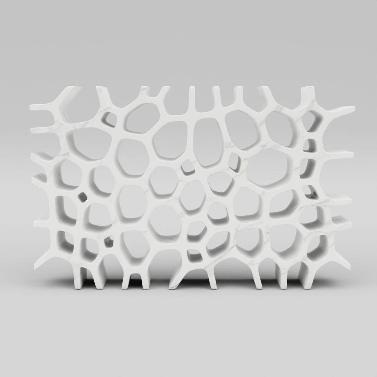 voronoi shelf 3D Model .c4d .max .obj .3ds .fbx .stl .blend 