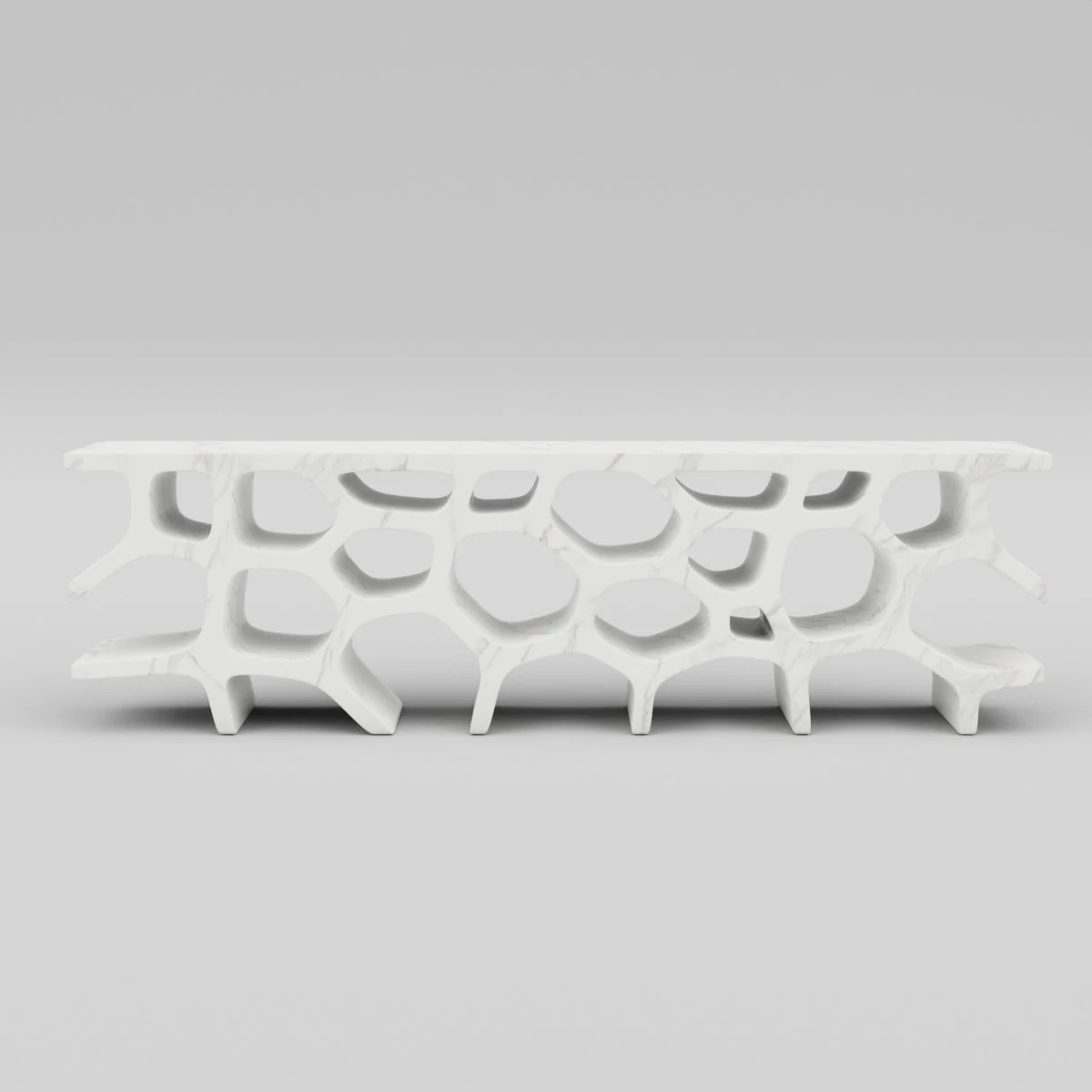 voronoi low shelf 3D Model .c4d .max .obj .3ds .fbx .stl .blend 