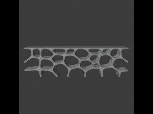 voronoi low shelf 3D Model