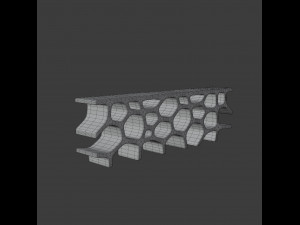 voronoi low shelf 3D Model