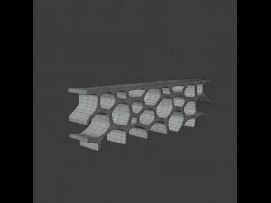 voronoi low shelf 3D Model