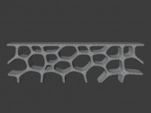 voronoi low shelf 3D Model