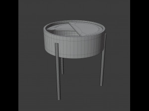 arc table Modèle 3D