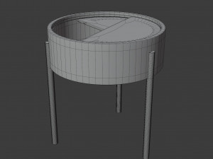 arc table Modèle 3D