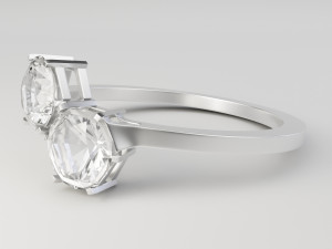 duo hex ring 3Dモデル