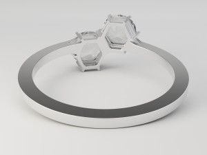 duo hex ring 3Dモデル