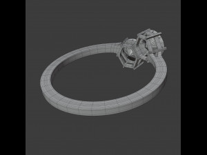duo hex ring 3Dモデル