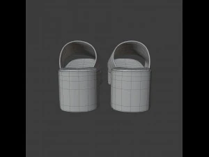 rubber slide sandal 3D Model
