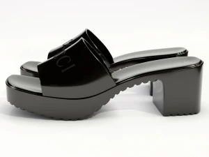 rubber slide sandal 3D Model