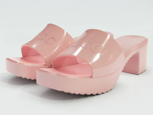 rubber slide sandal 3D Model