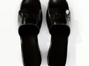 rubber slide sandal 3D Model