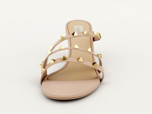 rockstud slide sandal 3D Model