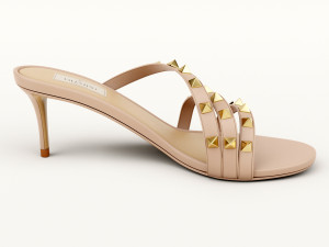 rockstud slide sandal 3D Model