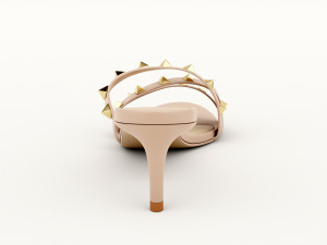 rockstud slide sandal 3D Model
