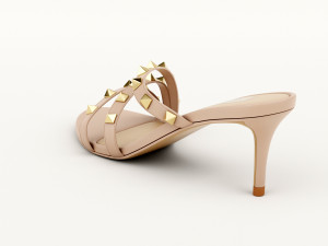 rockstud slide sandal 3D Model