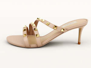 rockstud slide sandal 3D Model