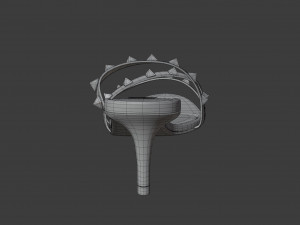 rockstud slide sandal 3D Model