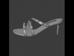 rockstud slide sandal 3D Model