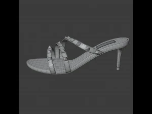 rockstud slide sandal 3D Model