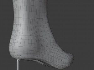 ankle boots 3D Модель