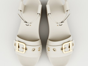 wedge sandal Model 3D