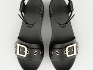 wedge sandal Model 3D