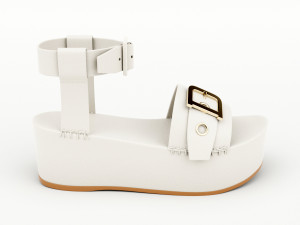 wedge sandal Model 3D