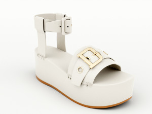 wedge sandal Model 3D