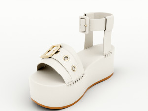 wedge sandal Model 3D