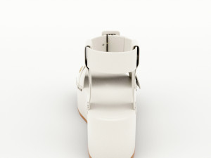 wedge sandal Model 3D