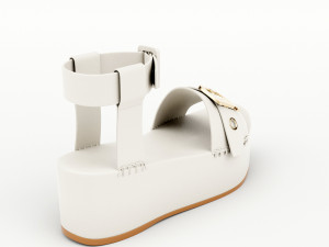 wedge sandal Model 3D
