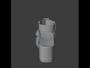 wedge sandal Model 3D