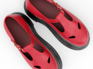 t bar shoes 3Dモデル