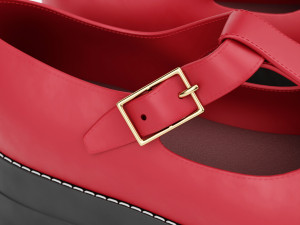 t bar shoes 3Dモデル