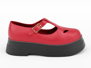 t bar shoes 3Dモデル