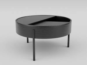 arc table - wide 3D Модель