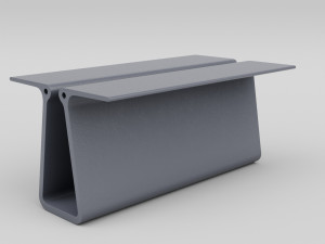 extruded table 2 Model 3D