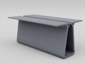 extruded table 2 Model 3D
